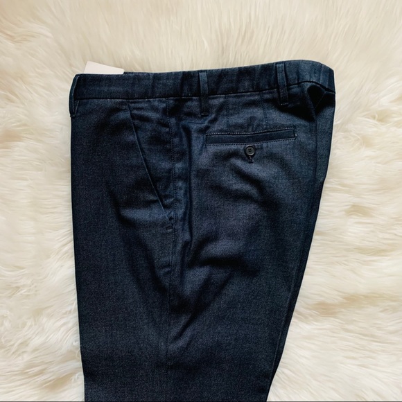Prada Milano Logo Thin Denim Dress Pants - Picture 6 of 12
